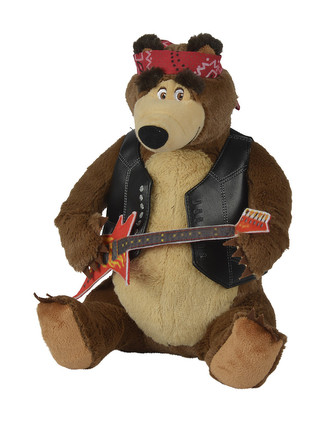 Máša a medvěd Medvěd Míša rocker 30 cm, hrající