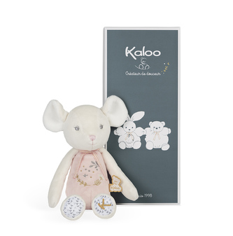 Kaloo Plyšová myška růžová Perle 25 cm Kaloo Plyšová myška růžová Perle 25 cm