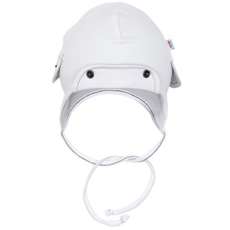 Jarní kojenecká čepička New Baby Special One bílá - velikost 56 (0-3m)