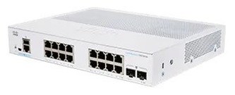 Cisco switch CBS250-16T-2G-UK, 16xGbE RJ45, 2xSFP, fanless - REFRESH