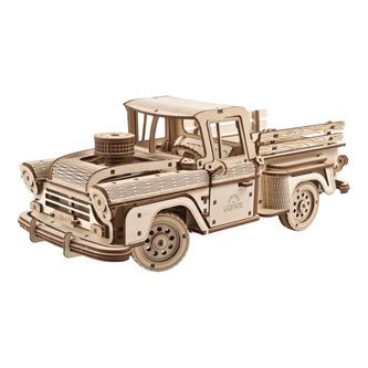 Ugears 3D dřevěné mechanické puzzle Americký náklaďák (pick-up) Ugears 3D dřevěné mechanické puzzle Americký náklaďák (pick-up)