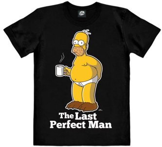 Pánské tričko The Simpsons: Homer - Last Perfect Man (XS) černé