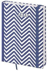 Diář 2020 - Vario/týdenní A5/Navy s gumičkou