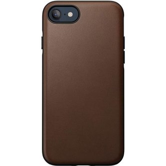 Nomad Modern Leather kryt iPhone SE hnědý