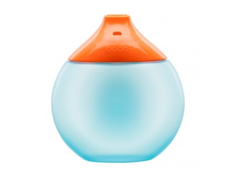 Boon - FLUID - Anatomický netekoucí hrneček - oranžovo-modrý