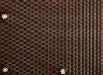 Balkonová ratanová zástěna s očky MALMO, hnědá, výška 90 cm šířka 300 cm MyBestHome