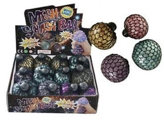 Míček v síťce-LED(průměr 7cm),display 12 ks