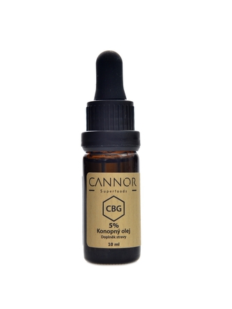 Cannor - CBG konopný olej 5% 10ml