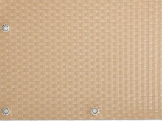 Balkonová ratanová zástěna s očky MALMO, béžová, výška 90 cm šířka 300 cm MyBestHome