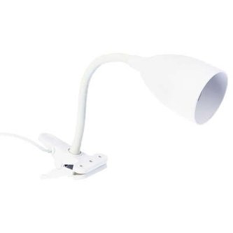 Atmosphera stolní lampa s klipem bílá