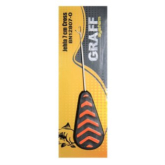 Graff: Jehla Cross 7cm Oranžová