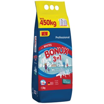 Bonux prací prášek na bílé prádlo 7,5 kg