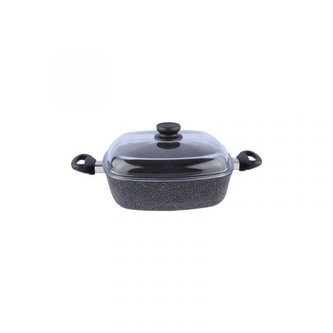 Bravo hrnec titanový B-5175 s poklicí 28 x 28 cm indukce