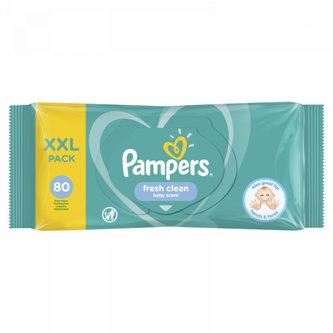 Pampers Fresh Clean dětské čisticí ubrousky XXL pack