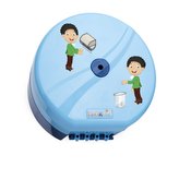 FLORA Zásobník toaletního papíru se středovým odvíjením, dětský vzor - modrý