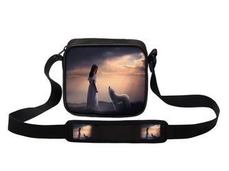 Taška přes rameno MINI s vlkem 05 MyBestHome 19x17x6 cm