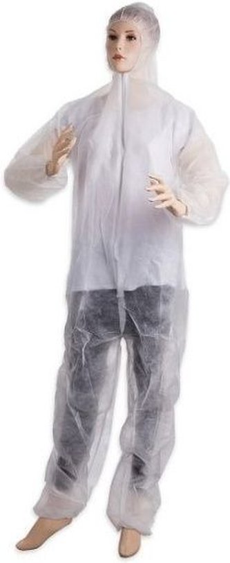 Jednorázová kombinéza z netkané textilie - velikost XXL