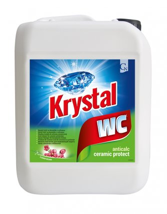 KRYSTAL WC kyselý na keramiku s ochranou zelený 5 l