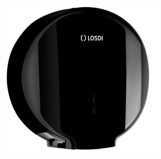 Losdi zásobník na toaletní papír 280 mm černý plast ABS