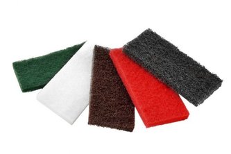 - Pad úklidový ruční - hnědý 250 x 115 x 25 mm