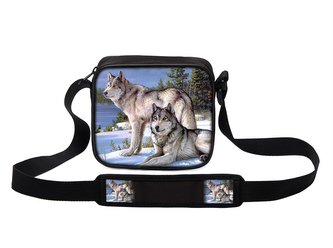 Taška přes rameno MINI s vlkem 06 MyBestHome 19x17x6 cm