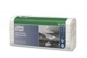 Tork 90478 Skládané čistící utěrky Long-lasting, 90 ks, bílé, 1 vrstva