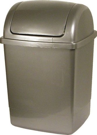 Koš odpadkový hranatý s víkem KLIP 26 l