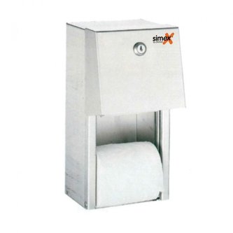 Simex nerezový zásobník na toaletní papír na dvě roličky