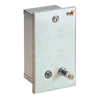 Simex integrovaný dávkovač mýdla s bezpečnostním uzávěrem na dolévání 1,2 l