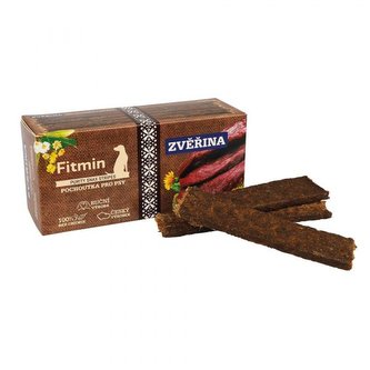 Fitmin Purity Snax Stripes - zvěřinová pochoutka pro psy, 120 g