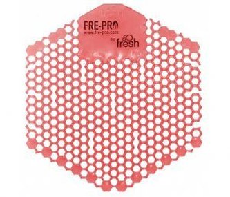 Fre Pro Wave 3D vonné pisoárové sítko Kiwi Grapefruit red