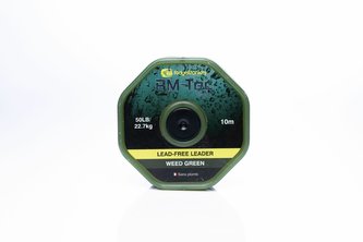 RIDGEMONKEY: Šňůrka RM-Tec Lead Free Leader 50lb 10m Weed Green