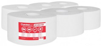 PrimaSoft Jumbo toaletní papír 190 mm, 2 vrstvy, celulóza, návin 120 m - 12 ks