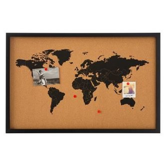 Atmosphera Korková nástěnka mapa