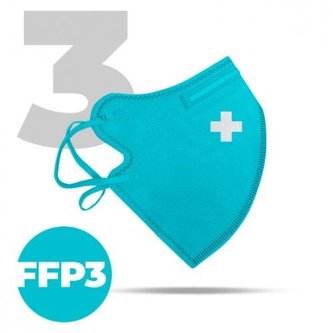 FFP3 Nano respirátor modrý 3 ks