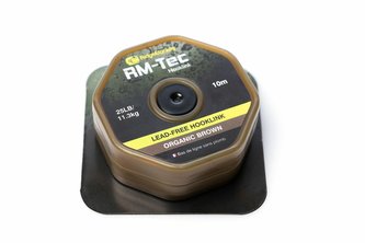 RIDGEMONKEY: Šňůrka RM-Tec Lead Free Hooklink 25lb 10m Organic Brown