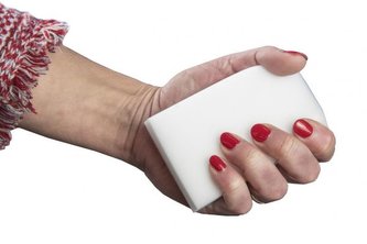 Zázračná čistící houba - Melaminová nano houbička bílá  10 x 6 x 2 cm