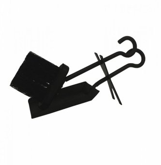 Set lopatka a smetáček - černá