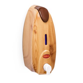 FLORA Dávkovač mýdla na dolévání - imitace dřeva - 500 ml