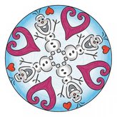 Disney Ledové království malá Mandala