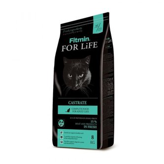 Fitmin For Life Castrate kompletní krmivo pro kočky - 8 kg