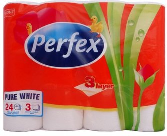 Perfex Plus toaletní papír, 3 vrstvy - 24 ks