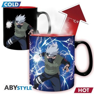 Naruto Měnící keramický hrnek 460 ml - Kakashi & Itachi