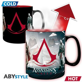 Assassin´s Creed Měnící keramický hrnek 460 ml - Legacy