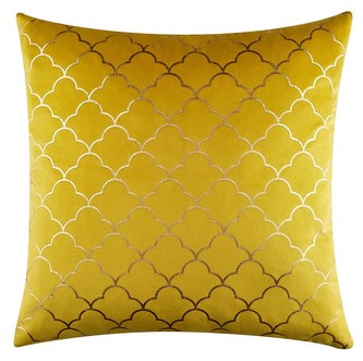 Polštář CASABLANCA hořčicová/žlutá 45x45 cm Mybesthome