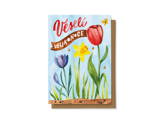 Chaukiss Veselé Velikonoce - tulipány