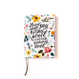 Chaukiss Deník A5 "Zasaď svoje sny..."