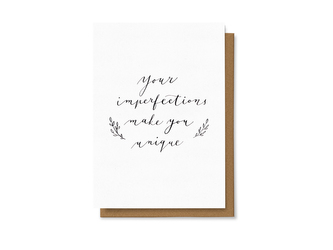 Chaukiss Your imperfections make you unique