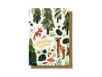 Chaukiss Všechno nejlepší - zvířátka v lese