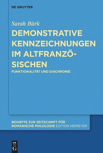 Demonstrative Kennzeichnungen im Altfranzösischen